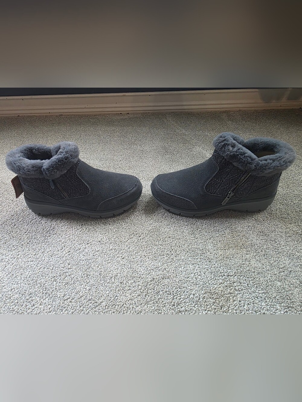 Skechers Hands Free Slip-Ins Go Walk Joy Lucia Boots - Women's Size 9